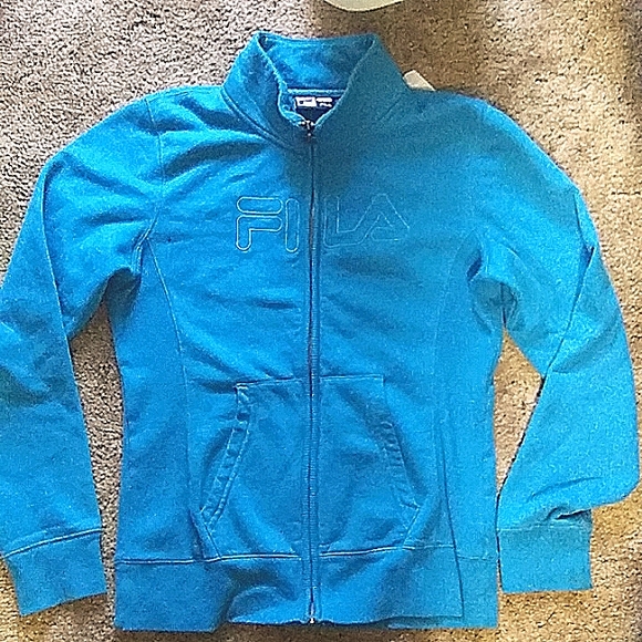 Fila Teal Zip up❄❄ FREE WHEN YOU SPEND $45 - Picture 1 of 3